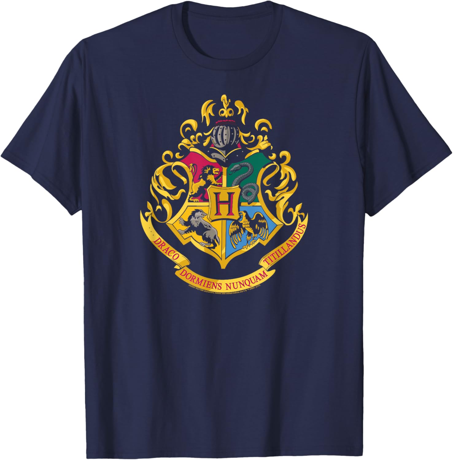 Harry Potter Hogwarts Crest T-Shirt for Fans of Magical Adventures - 4