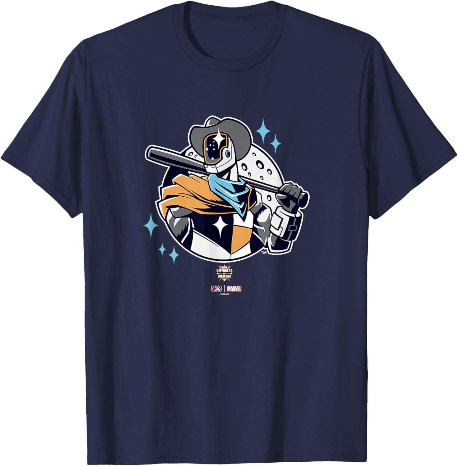 Marvel x MiLB Space Cowboys Logo T-Shirt Stylish Fan Apparel - 12