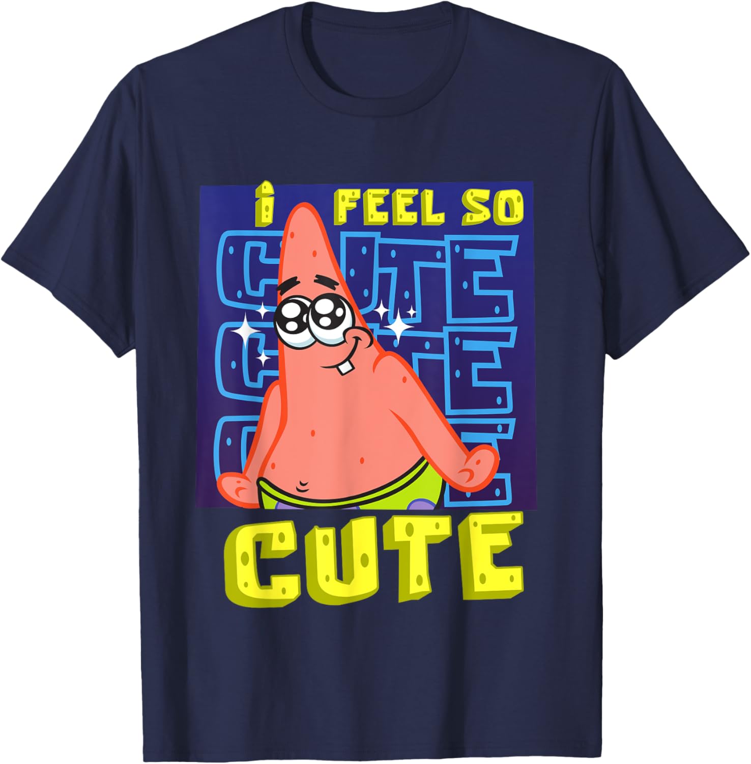 Mademark SpongeBob I Feel So Cute Patrick Star Baby T-Shirt for Kids - 2