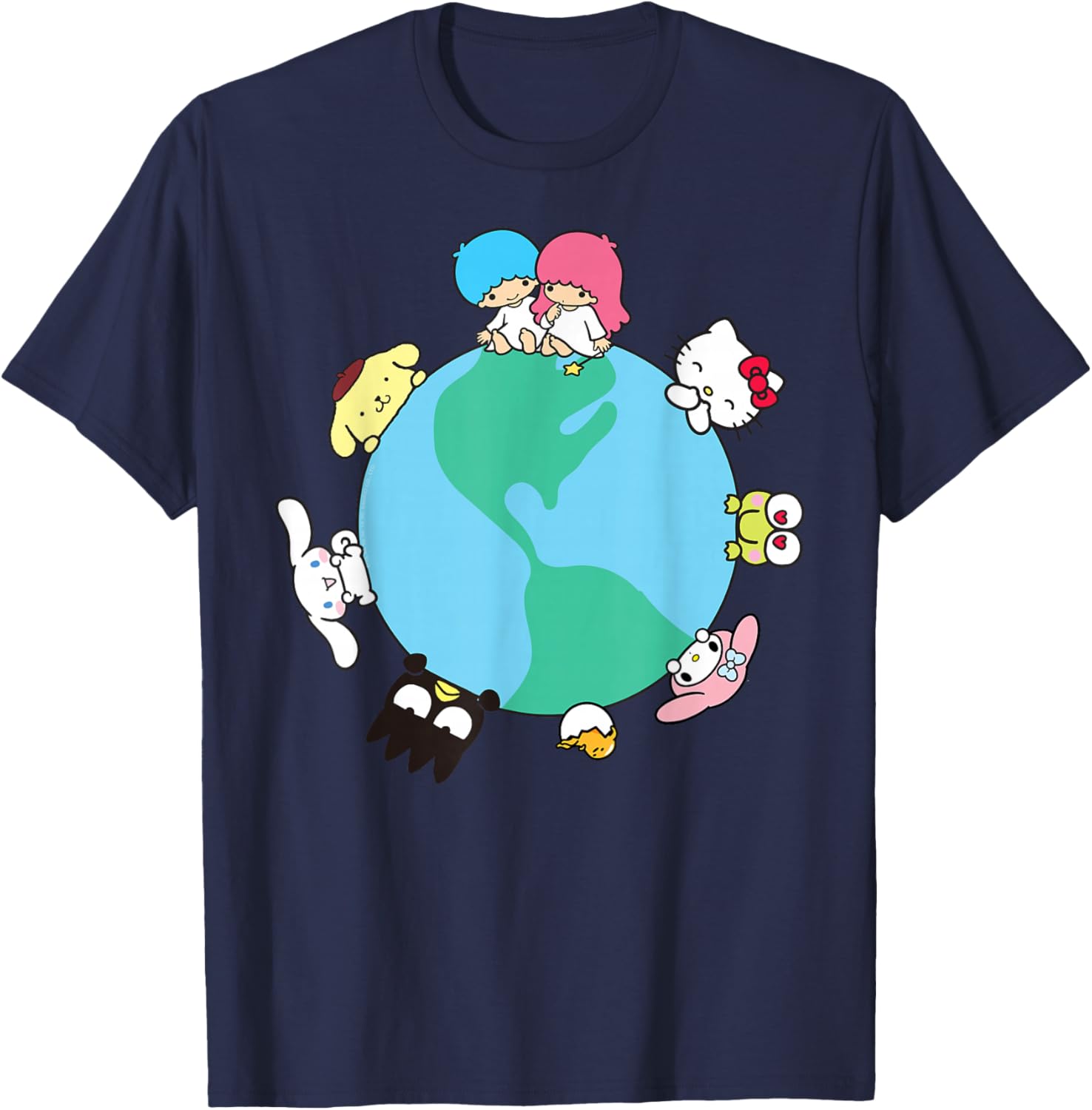 Hello Kitty and Friends Sanrio Earth T-Shirt for Fun and Fashion Lovers - 10
