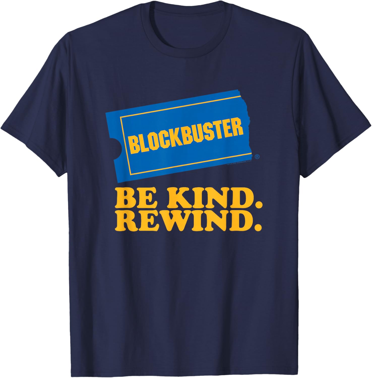 Blockbuster Be Kind Rewind T-Shirt for Nostalgic Movie Lovers - 4