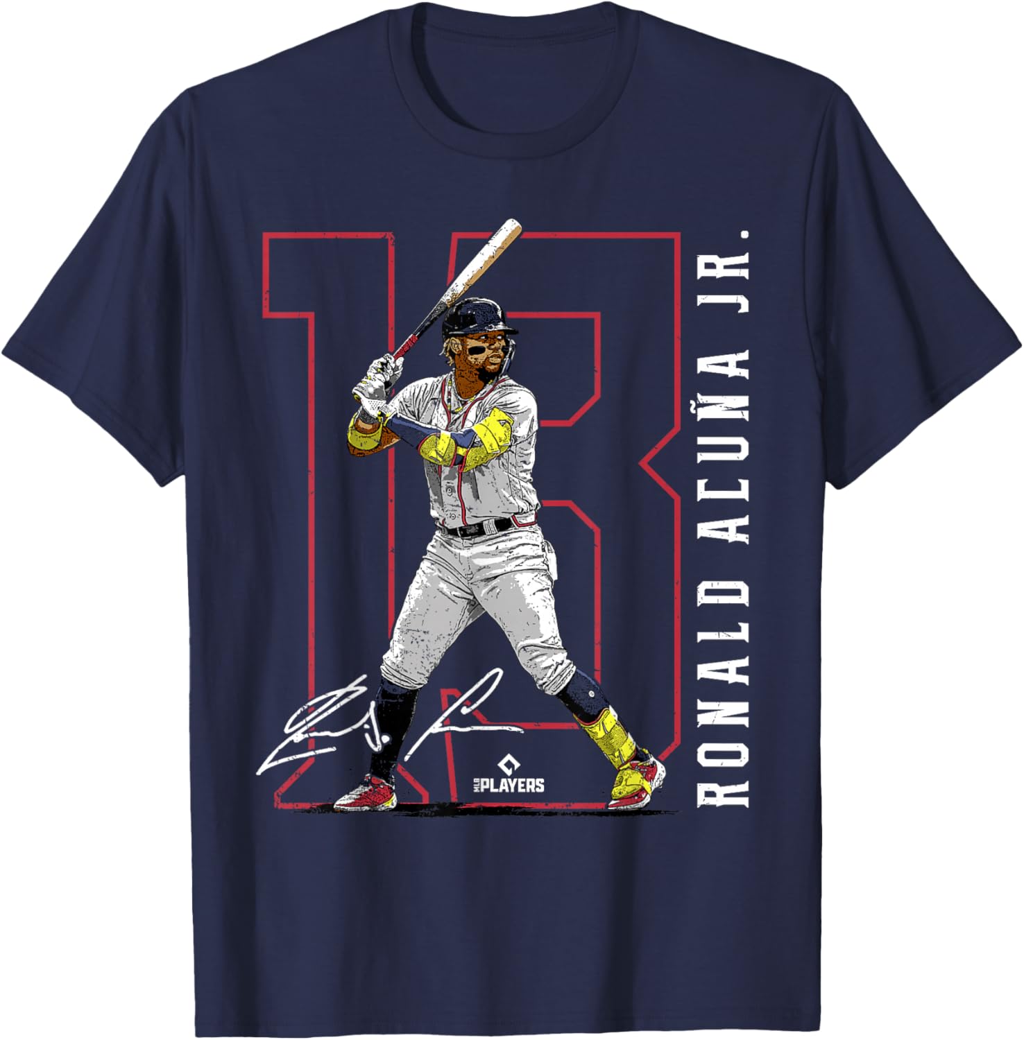 Ronald Acuña Jr. Atlanta Braves MLB Player T-Shirt for Fans - 1