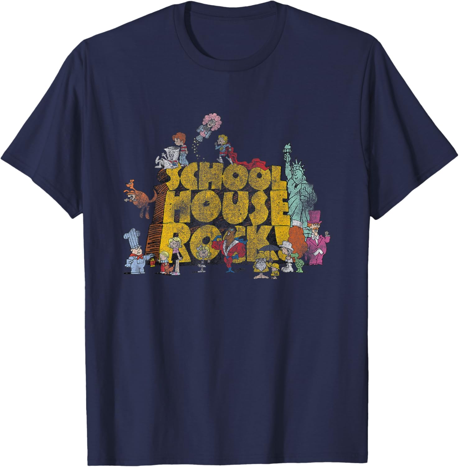 Ripple Junction Schoolhouse Rock Classic Cartoon Logo T-Shirt for Fans - 10