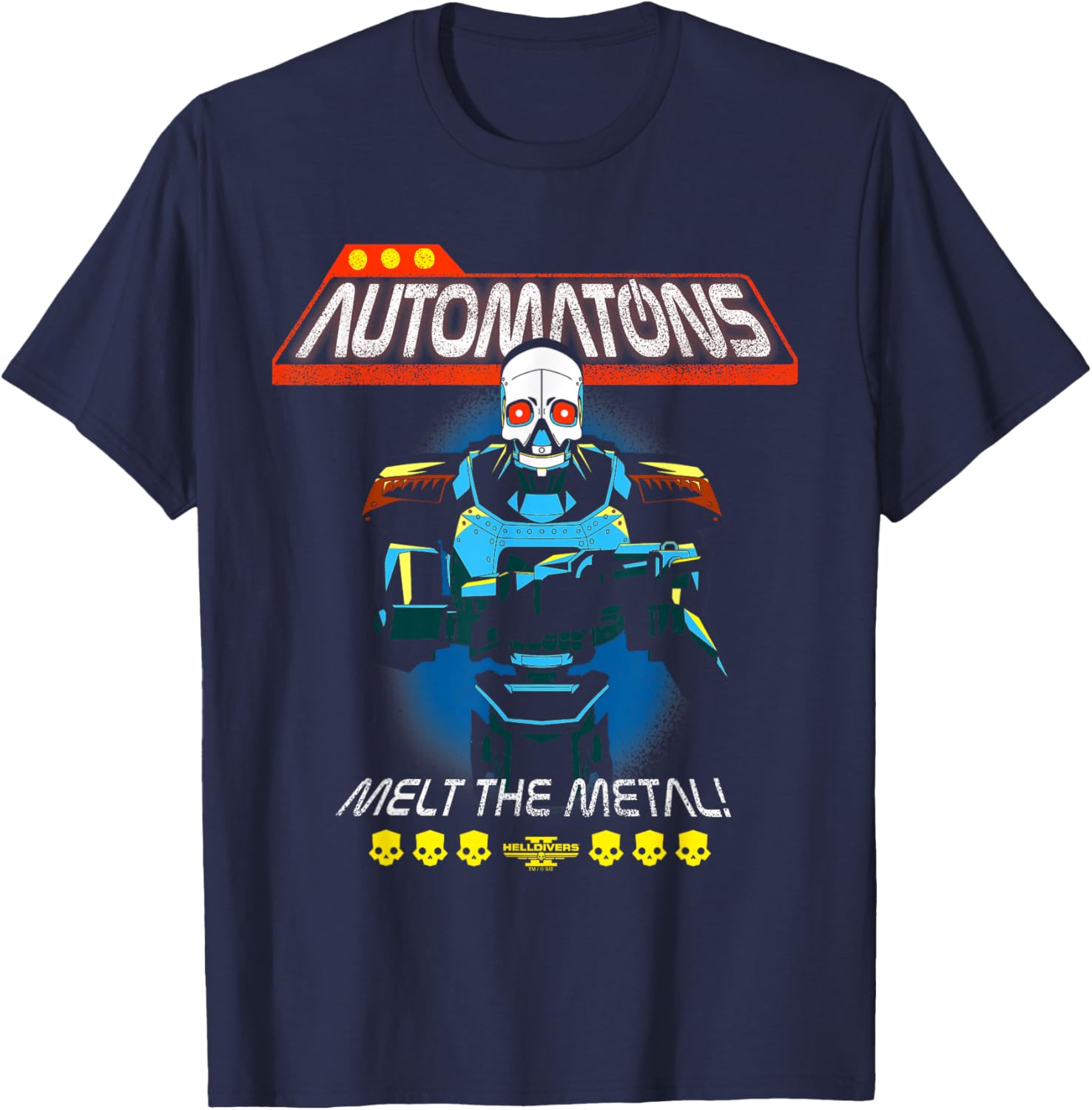 Helldivers 2 Automaton Trooper T-Shirt for Sony Playstation Fans - 2