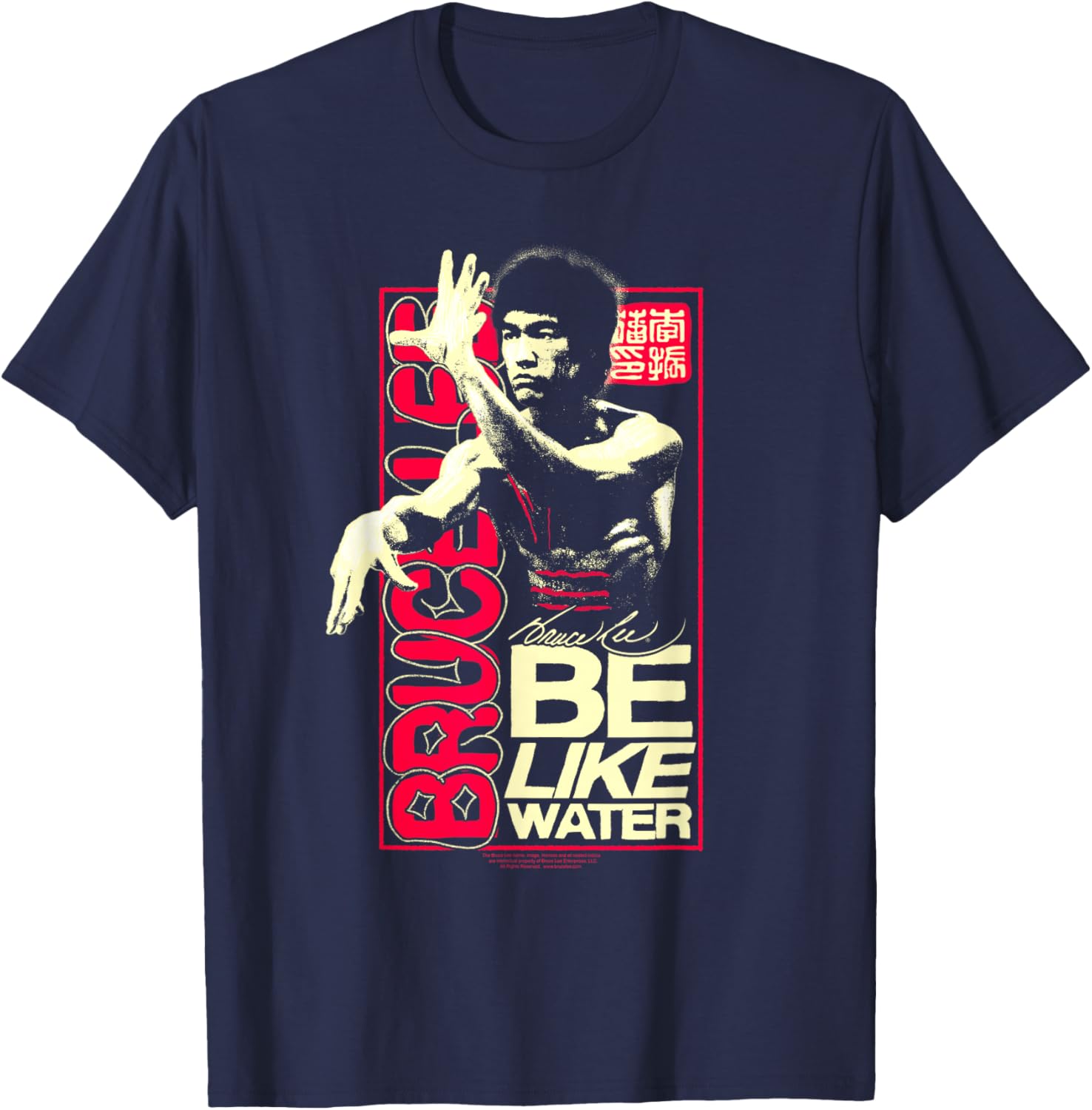 Bruce Lee Be Like Water Retro Martial Arts T-Shirt for Fans - 3