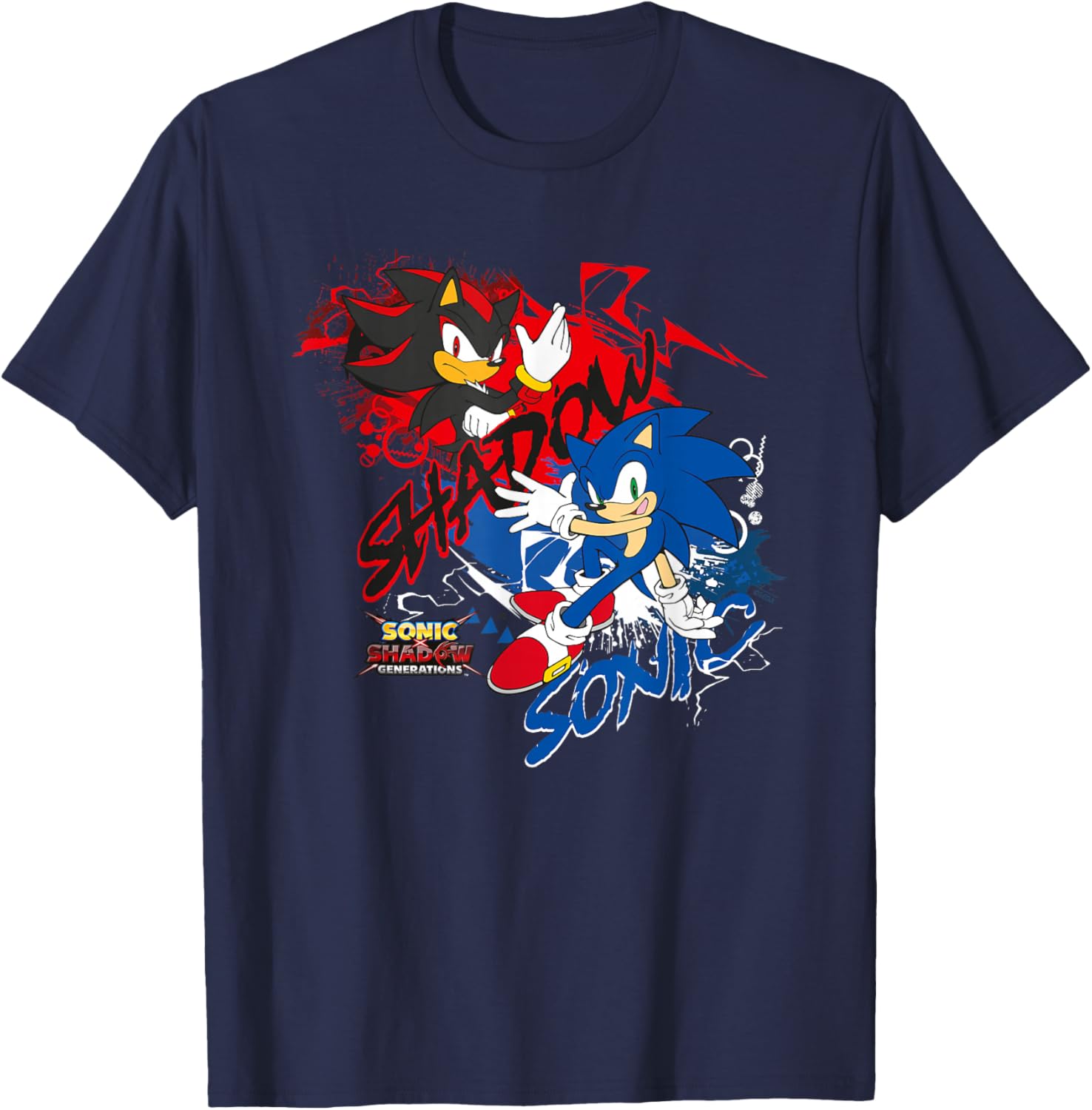 Sonic X Shadow Generations T-Shirt for Fans of Sonic the Hedgehog - 12