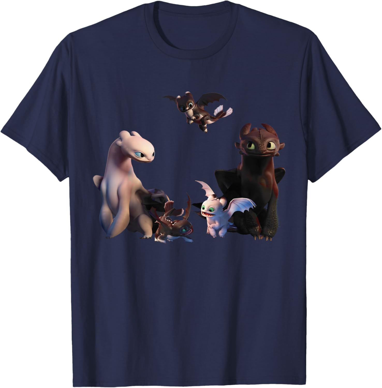 Night Fury Family T-Shirt from How to Train Your Dragon 3 - Perfect for Fans - 4