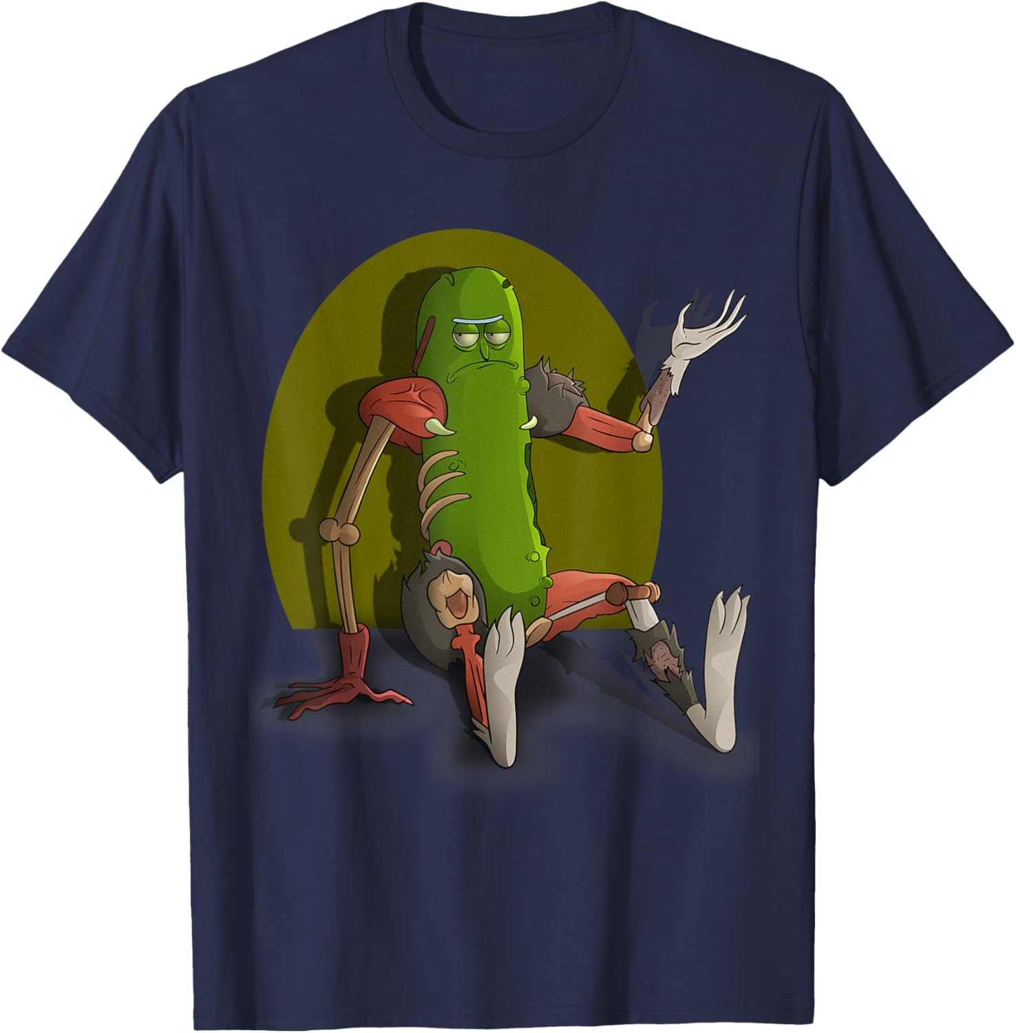 Mademark x Rick and Morty Pickle Rick Interview T-Shirt for Fans - 19