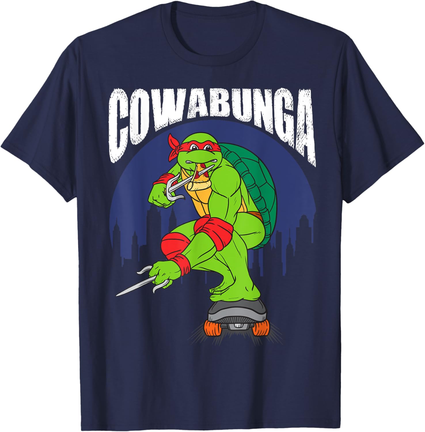 Mademark Teenage Mutant Ninja Turtles Cowabunga Raphael Pizza T-Shirt - 21