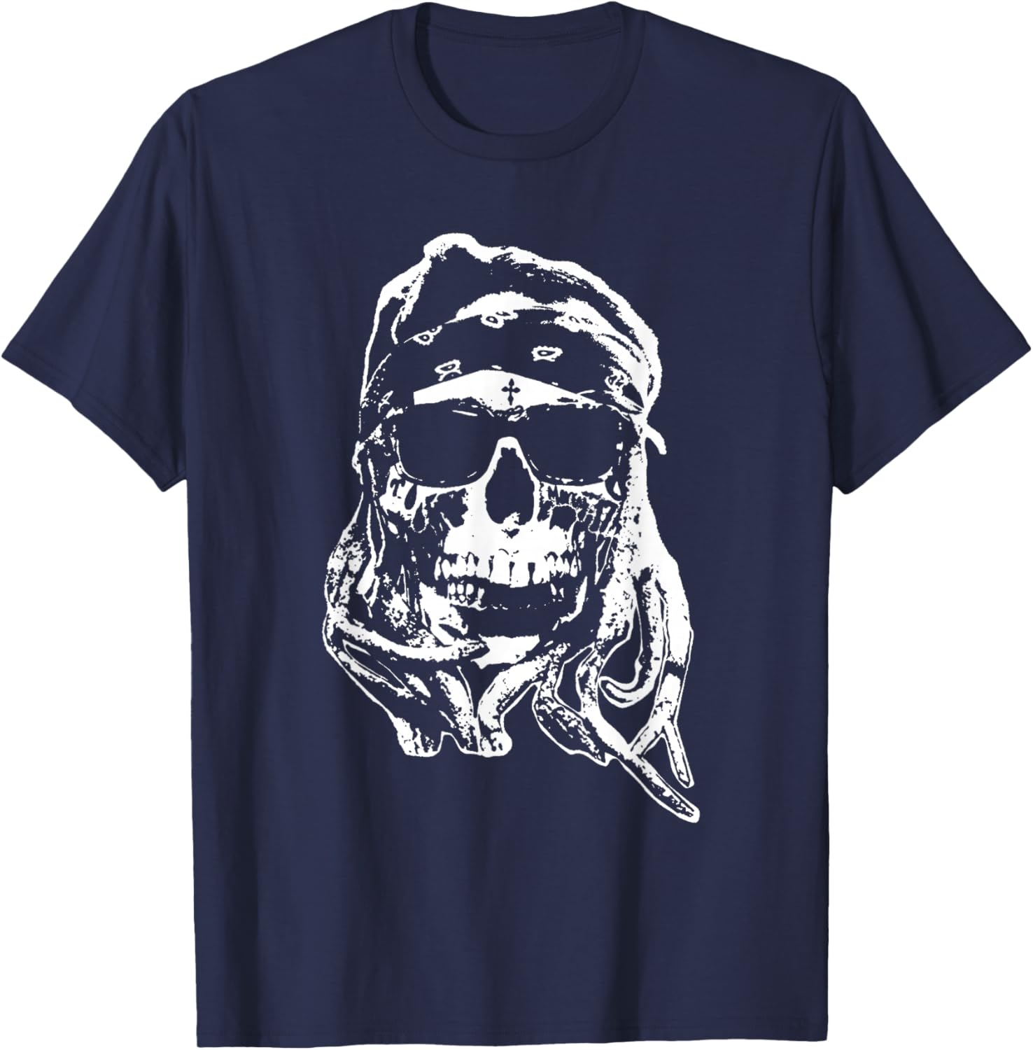 Lil Wayne Bandana Skull T-Shirt for Music Fans - Stylish and Unique Design - 3