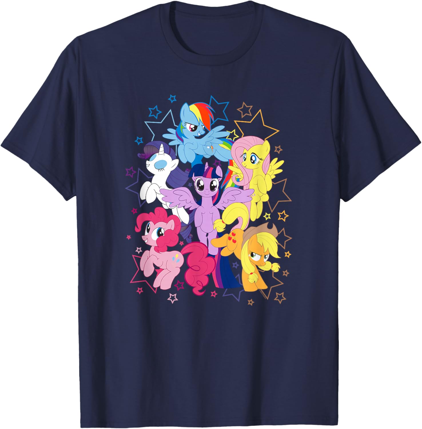 My Little Pony Friendship Is Magic Starry Group Shot T-Shirt for Fans - 9