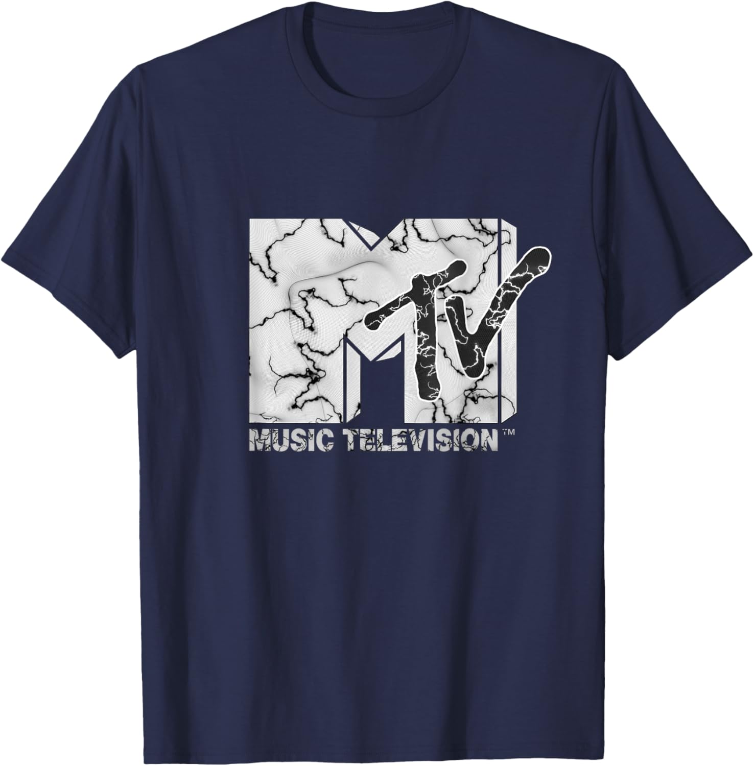 Mademark x MTV Electric Flashes Good Vibes T-Shirt for Trendy Style - 1