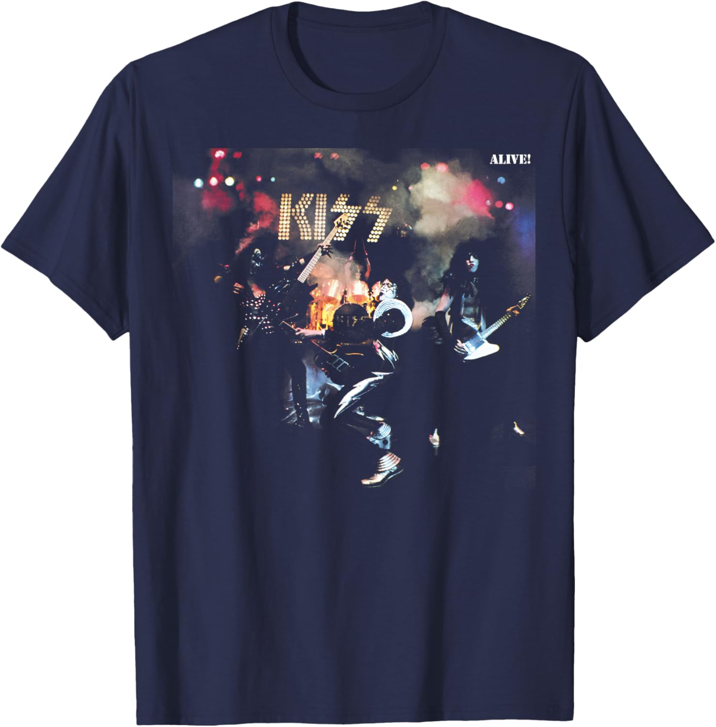 KISS 1975 Alive T-Shirt for Music Fans - Rock Apparel for All Occasions - 1
