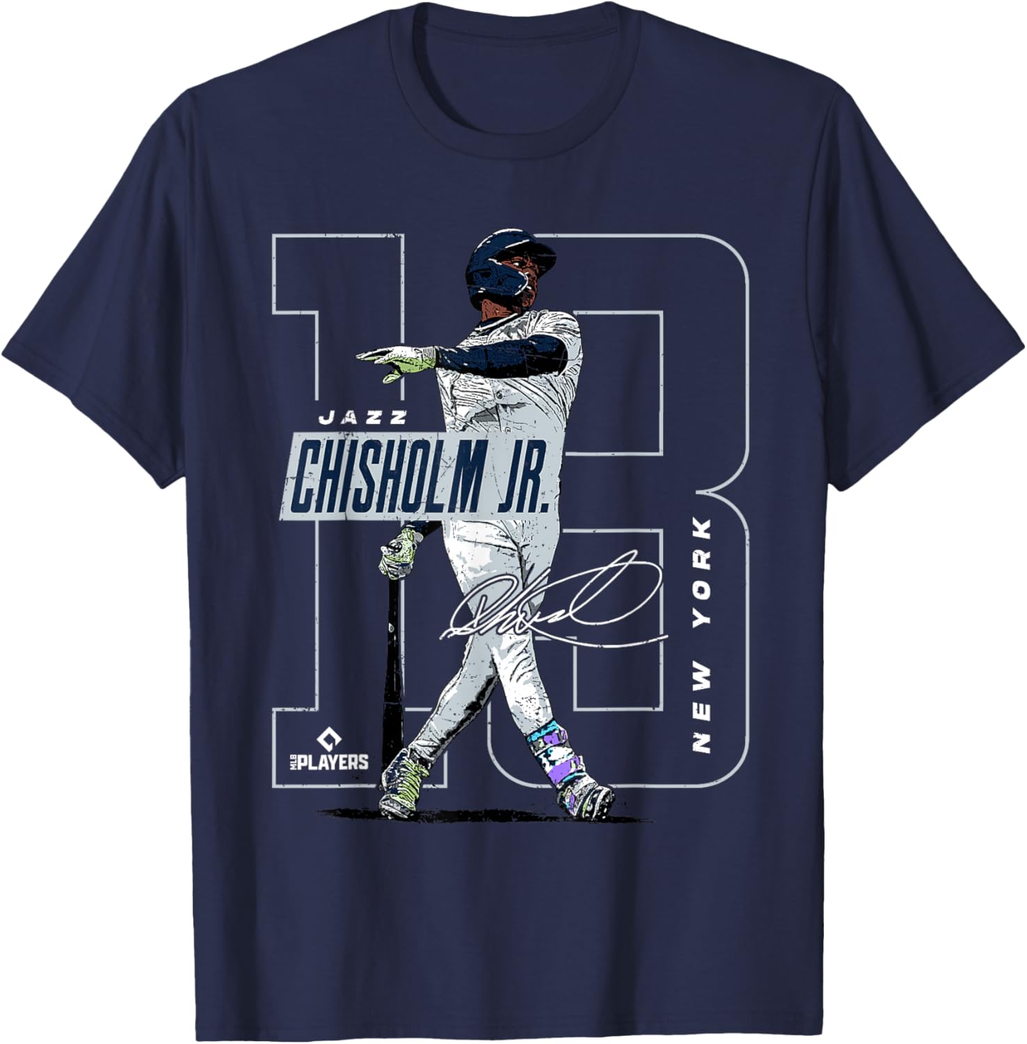 Jazz Chisholm New York Yankees MLB T-Shirt for Baseball Fans - 1
