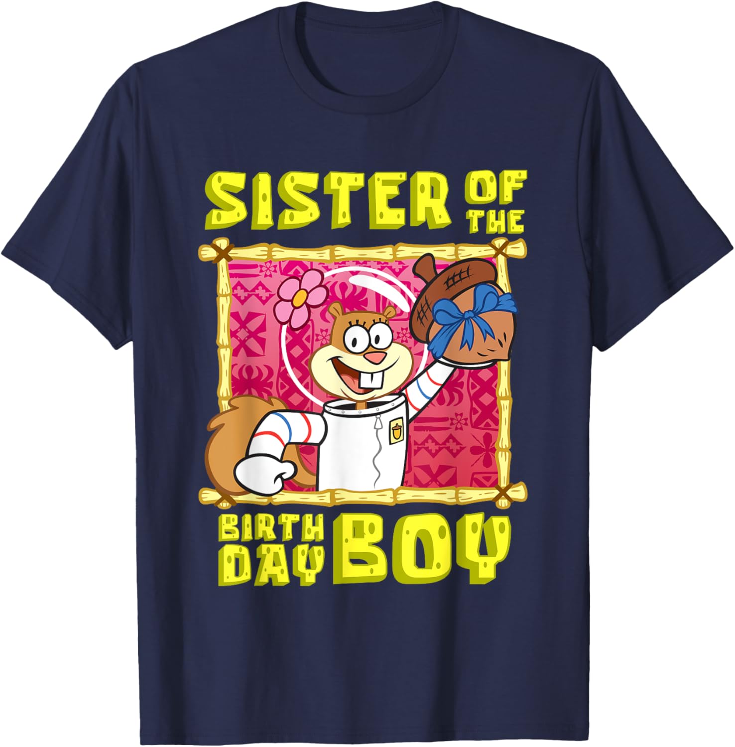Mademark SpongeBob Sister Birthday Gift T-Shirt for Girls Fun Design - 17