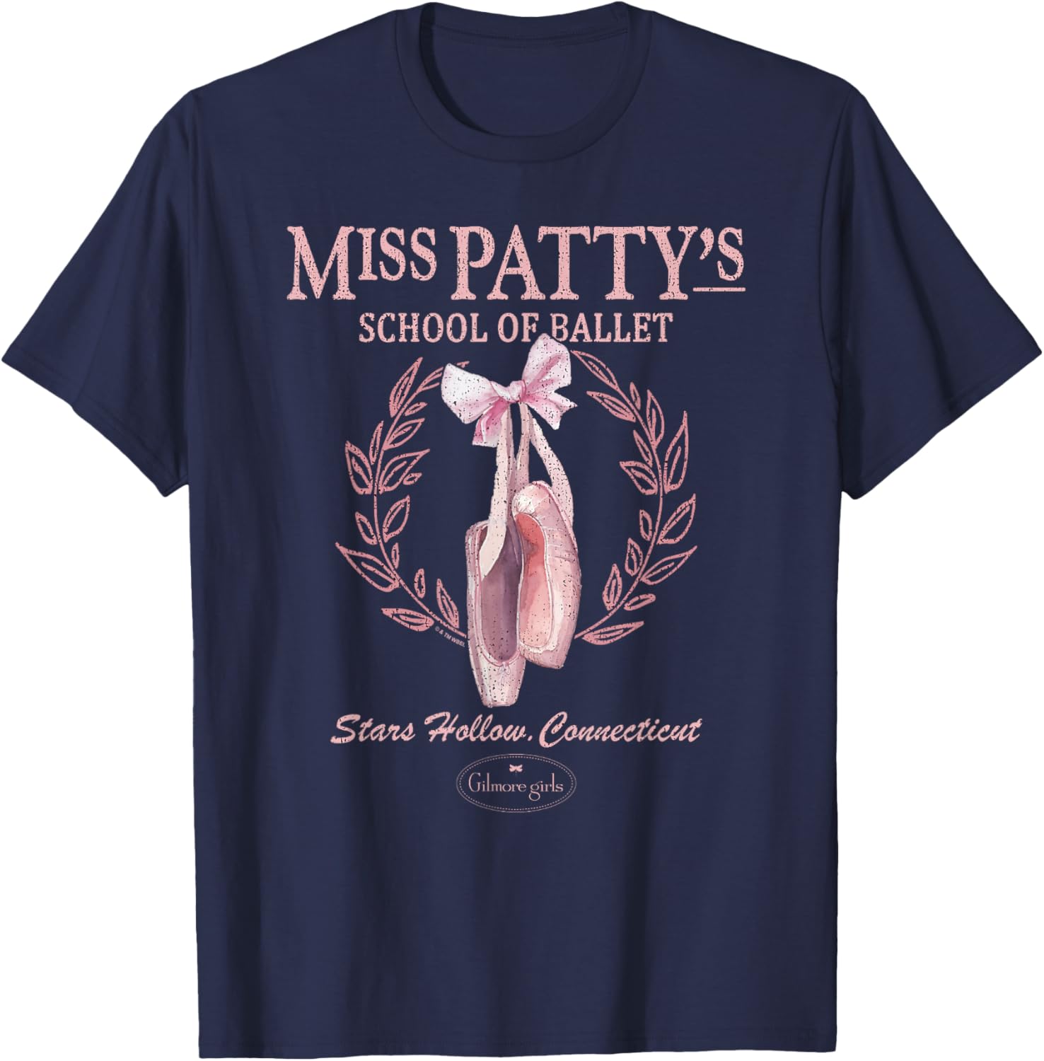 Gilmore Girls Miss Patty's Ballet Distressed Logo T-Shirt for Fans - 6