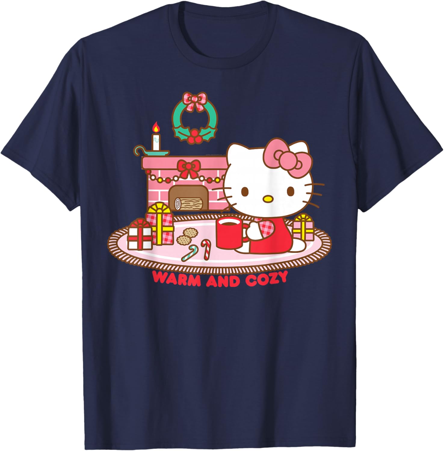 Hello Kitty Cozy Christmas T-Shirt Perfect for Festive Cheer and Comfort - 11