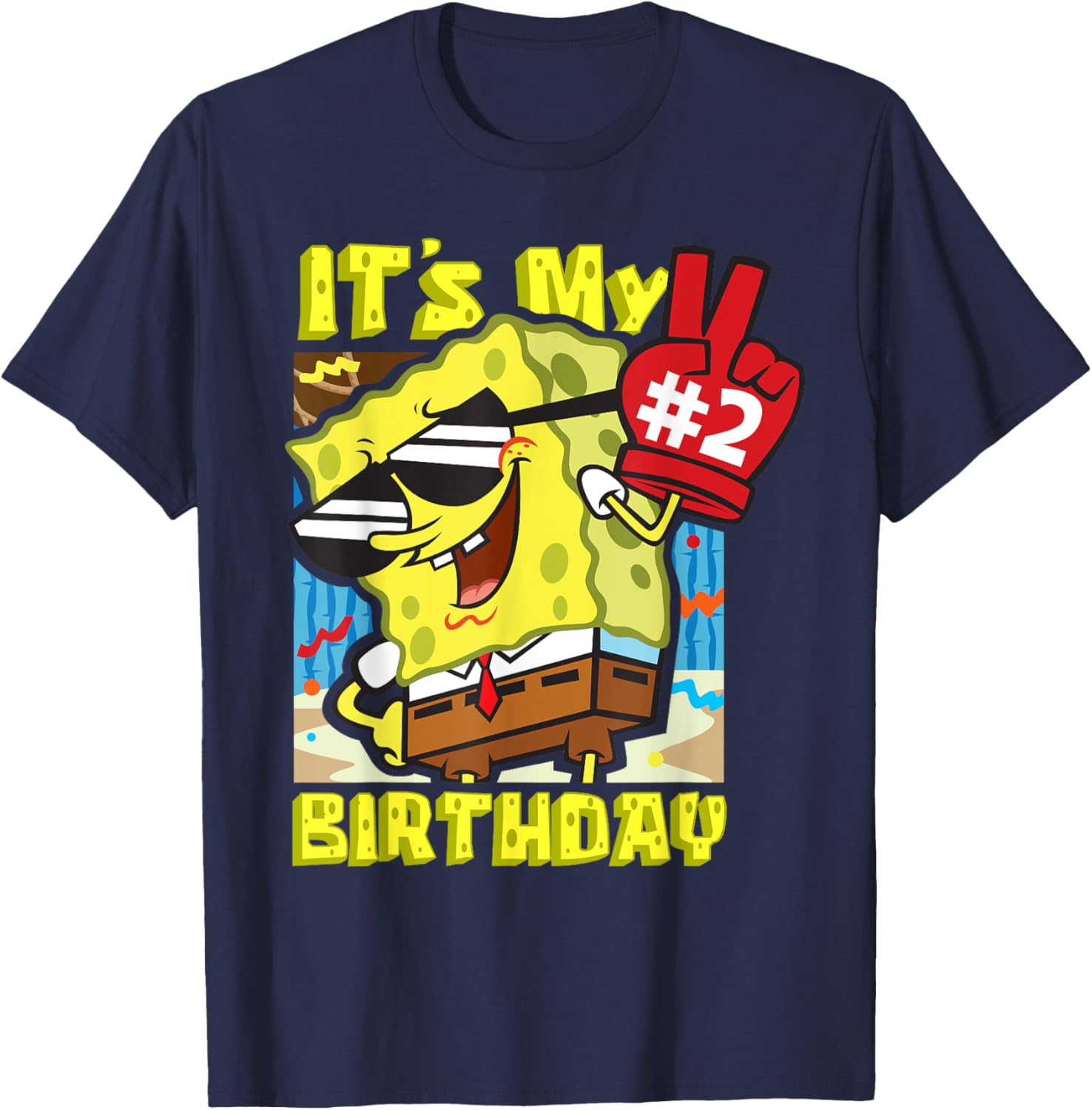 SpongeBob 2nd Birthday T-Shirt for Boys and Girls – Fun Gift Idea! - 7