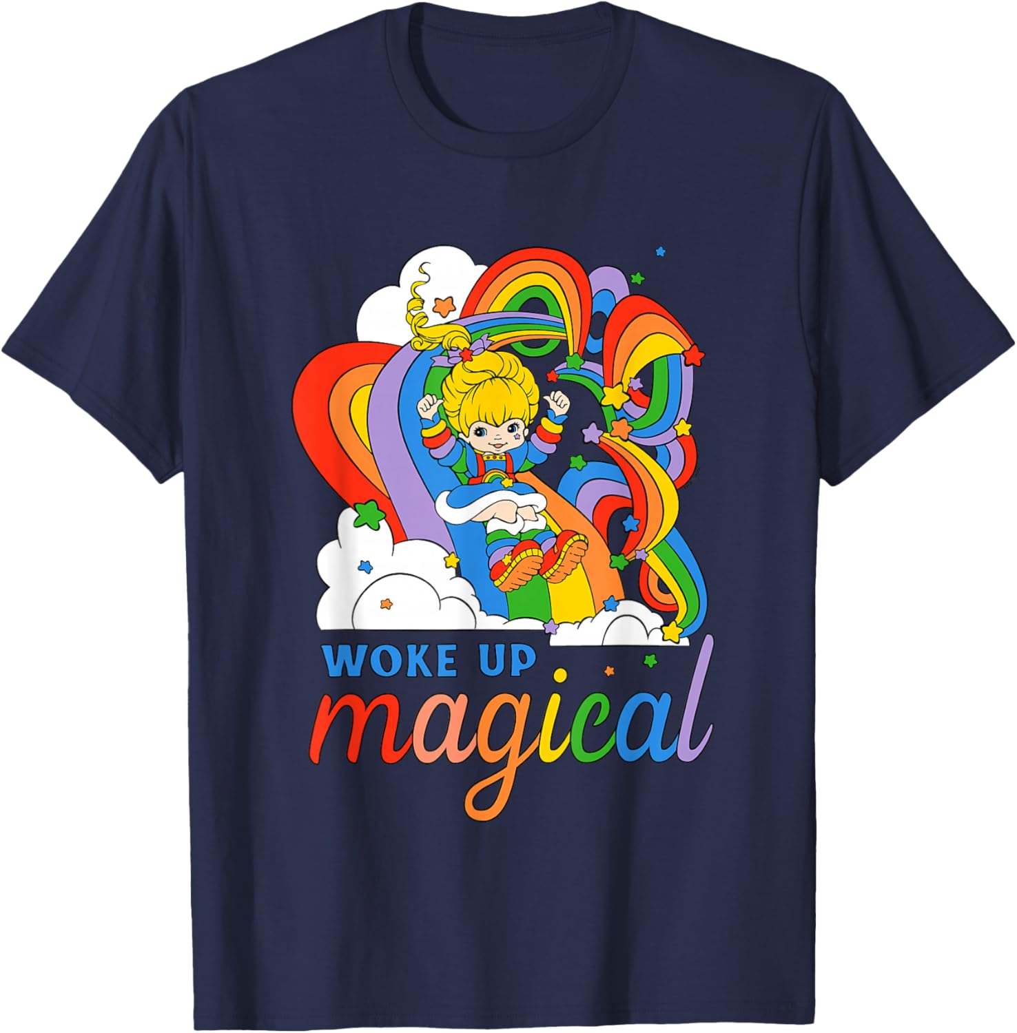 Rainbow Brite Vintage Slide T-Shirt Magical Retro Style for All Ages - 10