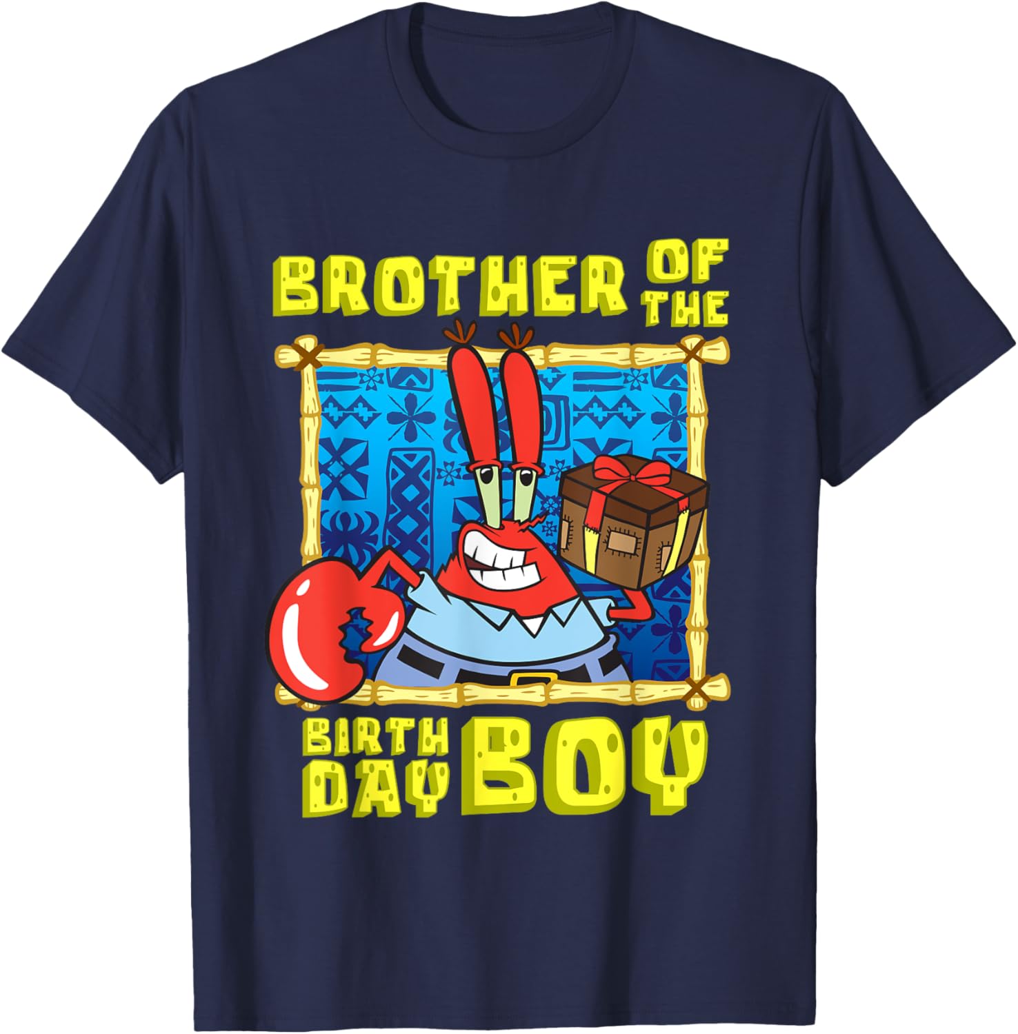 Mademark SpongeBob Mr. Krabs Brother Birthday T-Shirt for Boys - 13