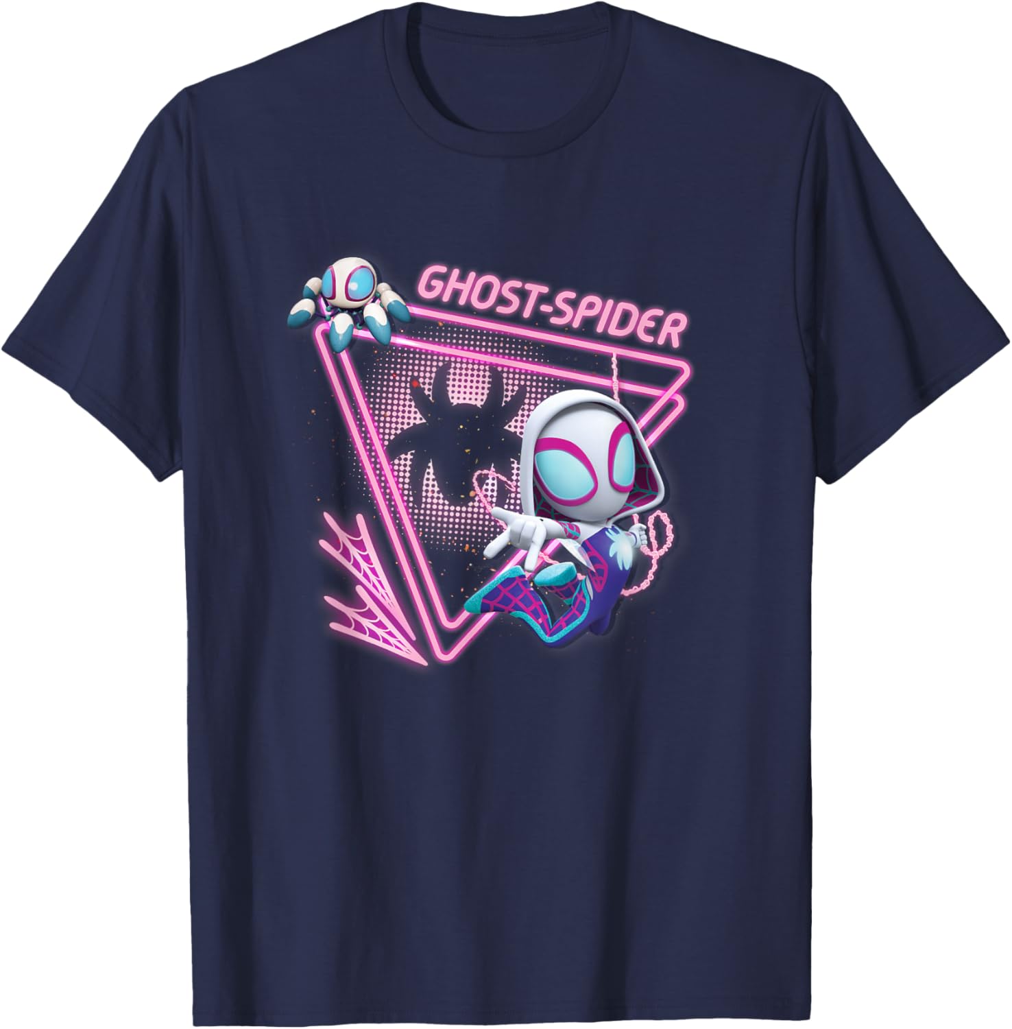Ghost-Spider Hologram T-Shirt for Kids - Marvel Spidey Fun & Style - 6