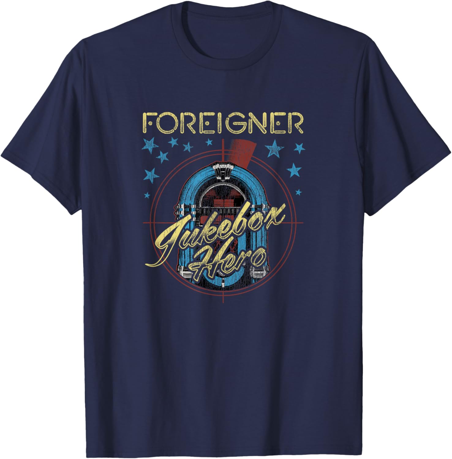 Foreigner Juke Box Hero T-Shirt for Music Lovers and Fashion Fans - 1