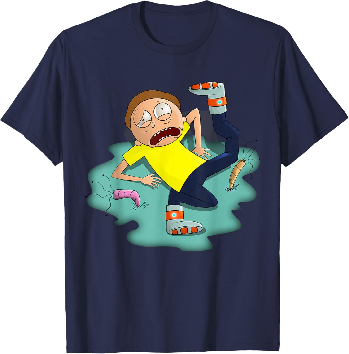 Rick and Morty Grappling Shoes T-Shirt for Fun and Style Enthusiasts - 1