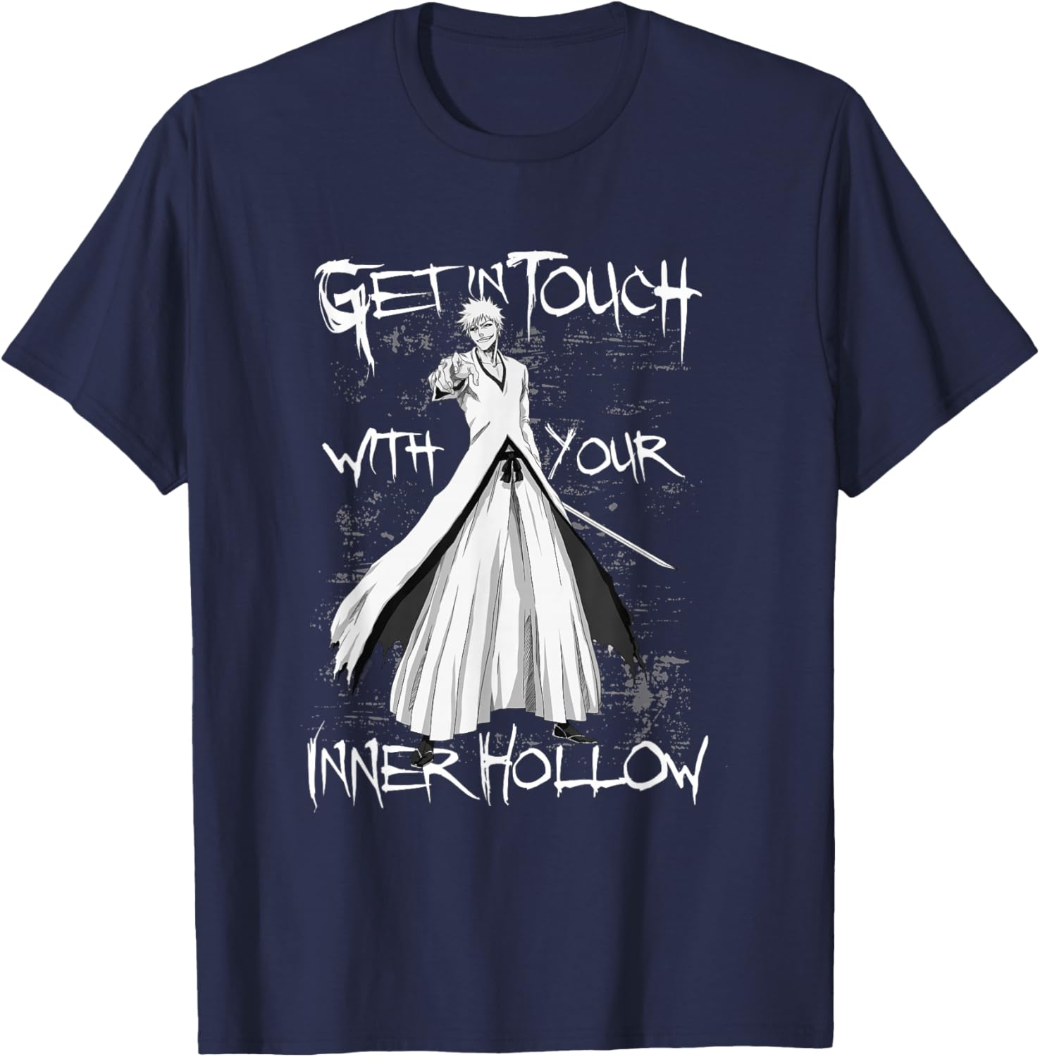 Bleach Anime T-Shirt Get In Touch With Your Inner Hollow Stylish Tee - 12