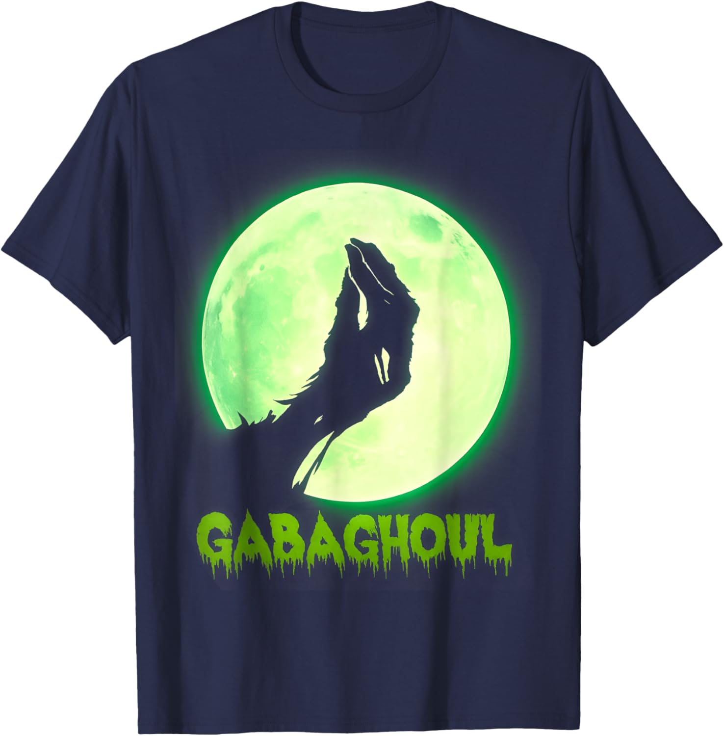 Gabaghoul Funny Hand Moon Italian Joke Halloween T-Shirt for Men and Women - 18