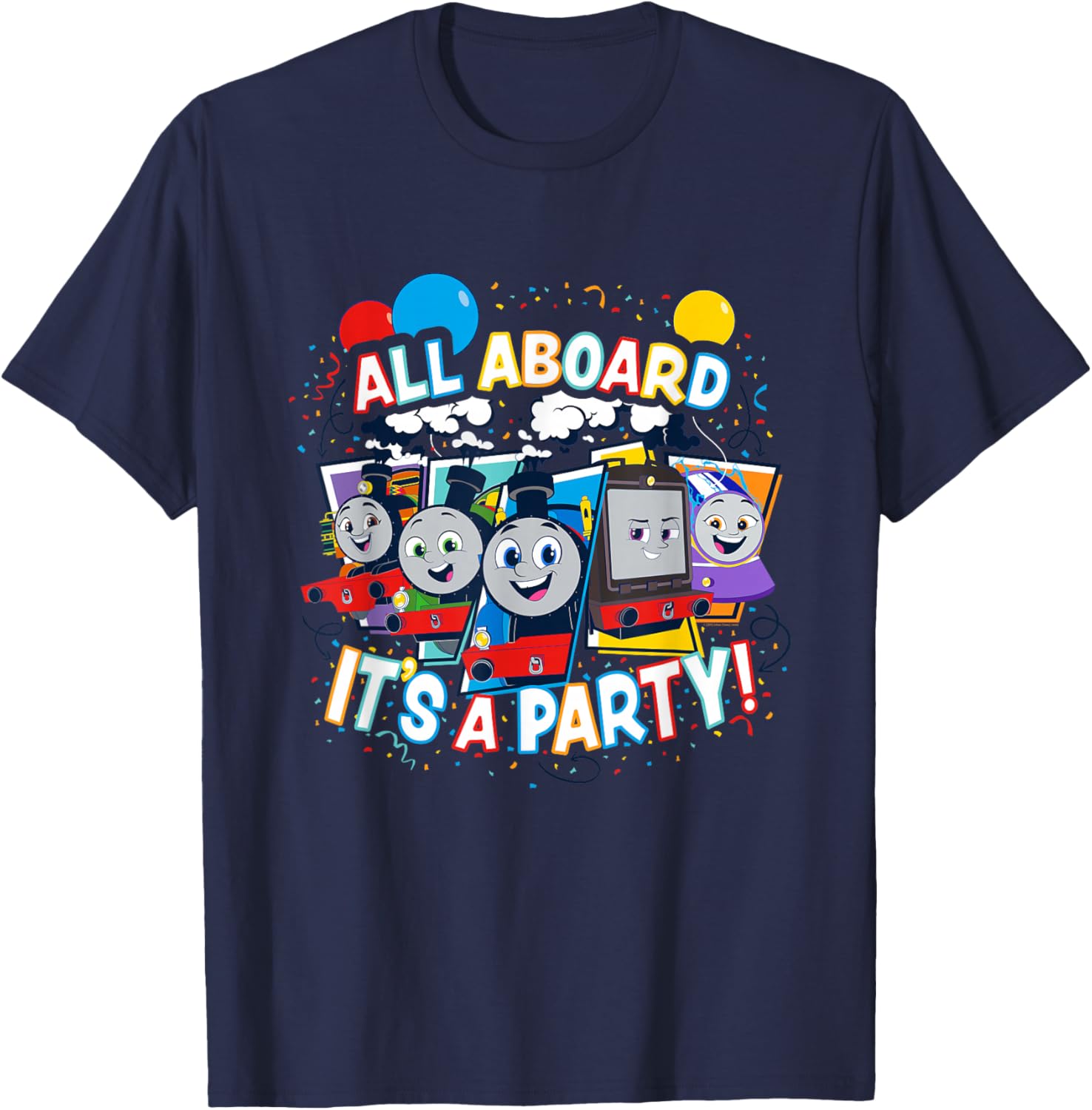 Thomas & Friends All Aboard It's a Party T-Shirt for Kids Fun Fashion - 20