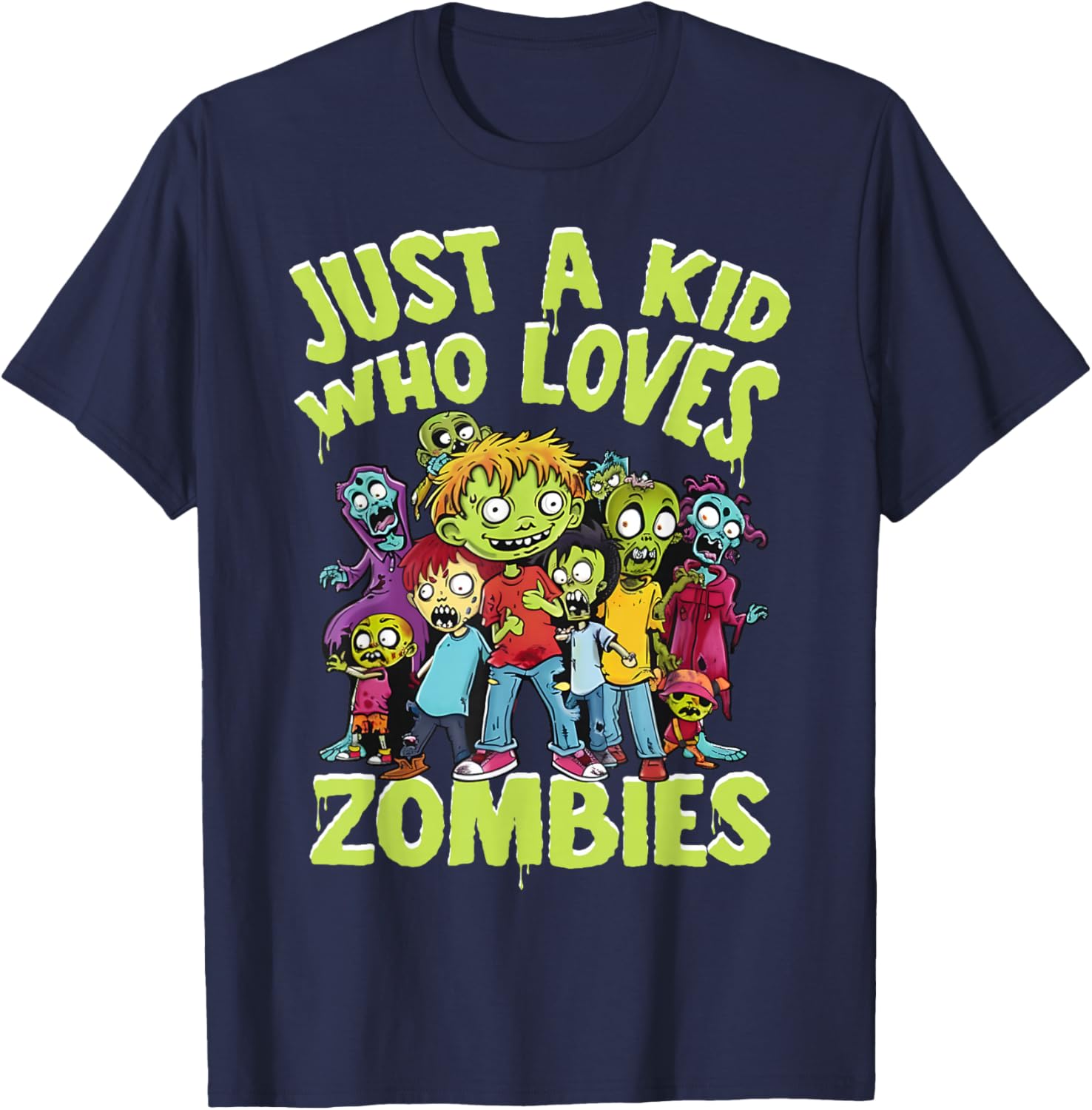 Funny Zombie Love Kids T-Shirt Perfect for Halloween Fun - 9