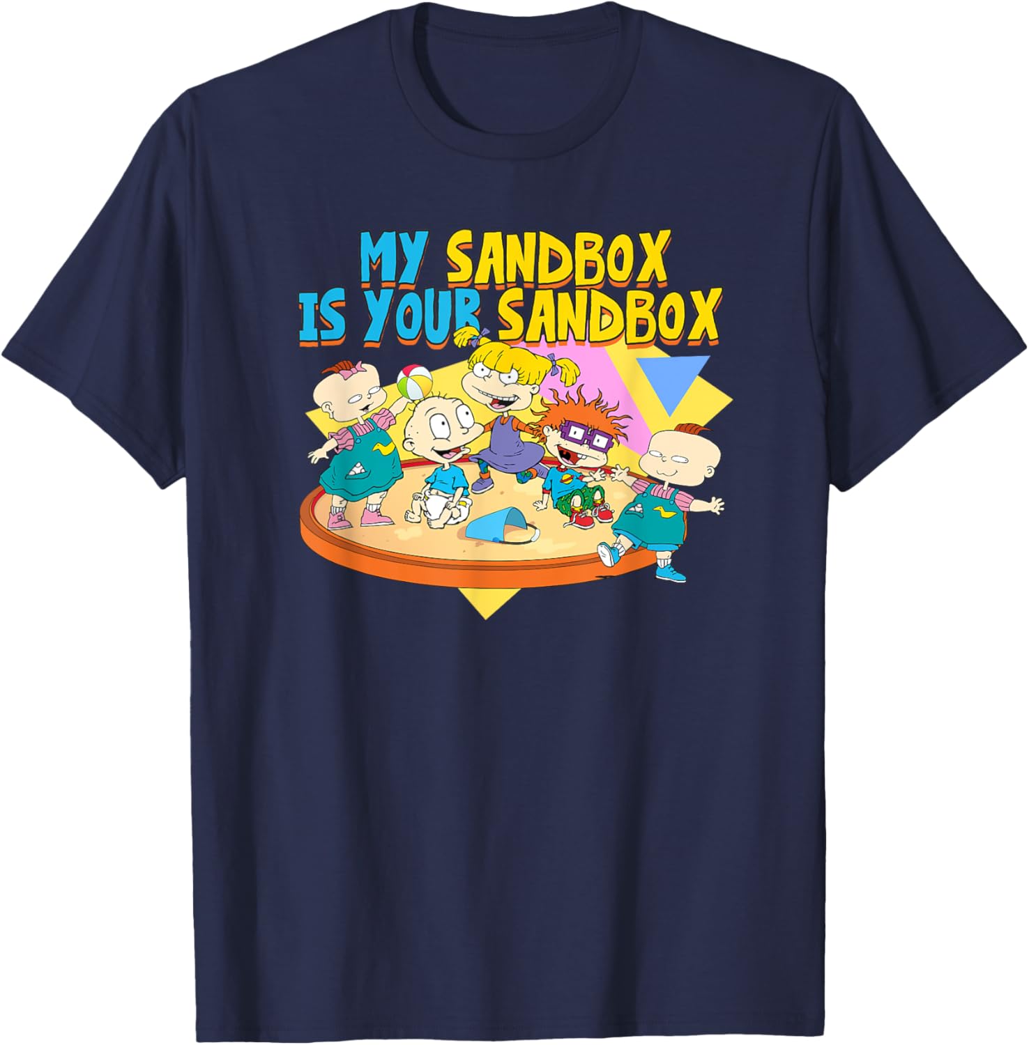 Mademark x Rugrats My Sandbox is Your Sandbox Fun T-Shirt for Kids - 1