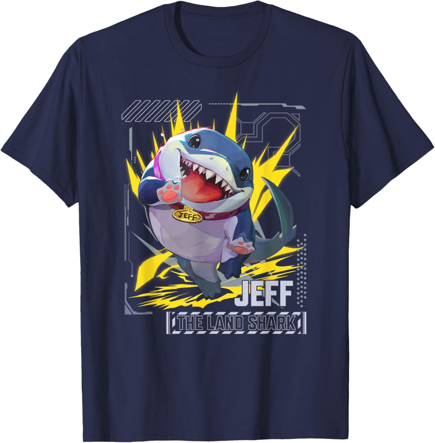 Marvel Rivals Jeff the Land Shark T-Shirt for Superhero Gamers - 17
