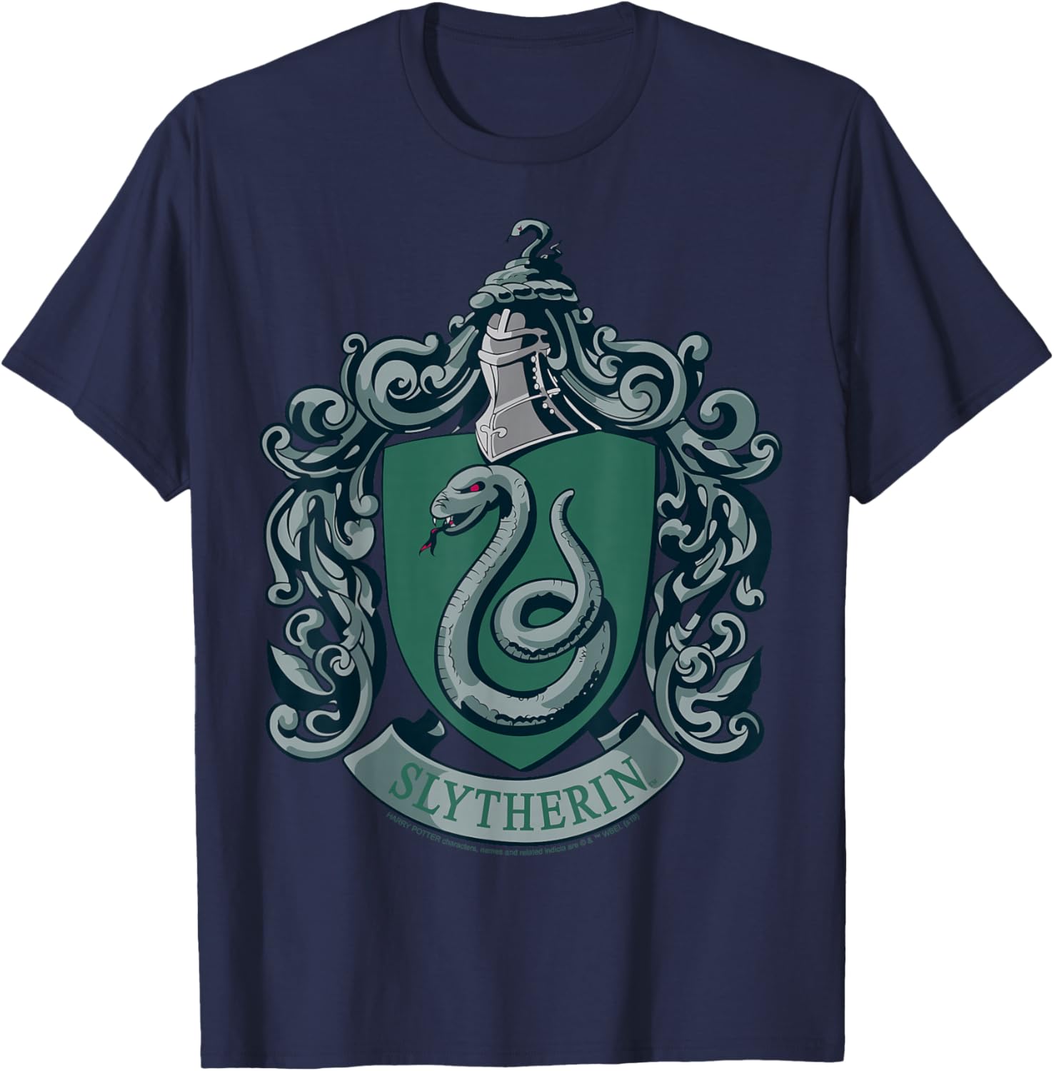 Slytherin House Crest T-Shirt for Harry Potter Fans - Stylish and Comfortable - 2