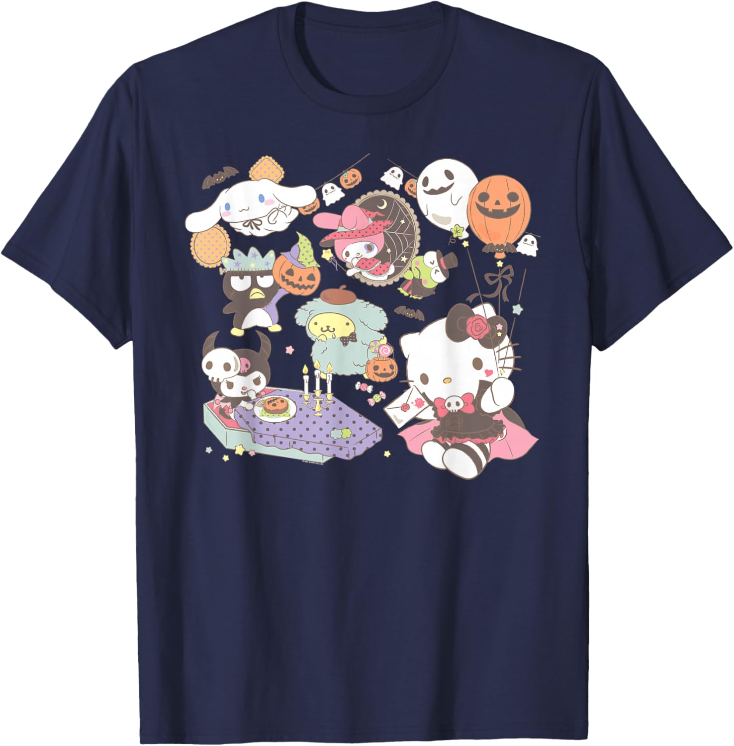 Sanrio Characters Halloween T-Shirt Fun Costume Party Apparel - 9