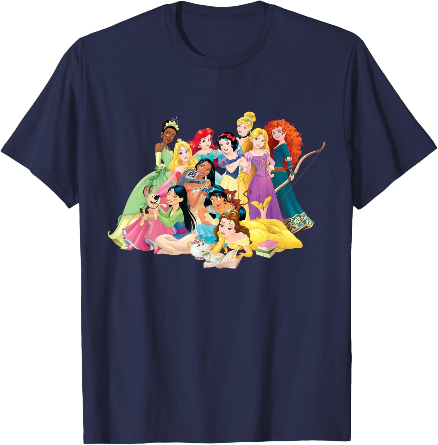 Disney Princess Long Sleeve T-Shirt for Kids - Group Photo Design - 5