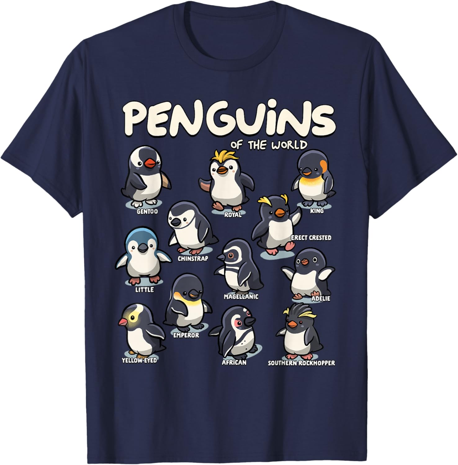 Cute Penguin Lovers T-Shirt for Animal Fans - Stylish Penguin Apparel - 8