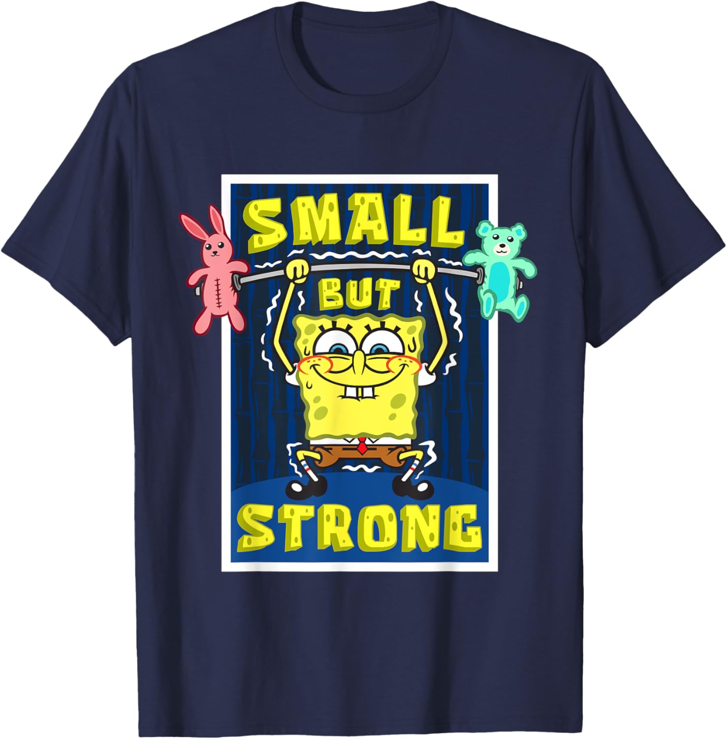 Mademark SpongeBob Small But Strong Birthday T-Shirt for Kids - 3