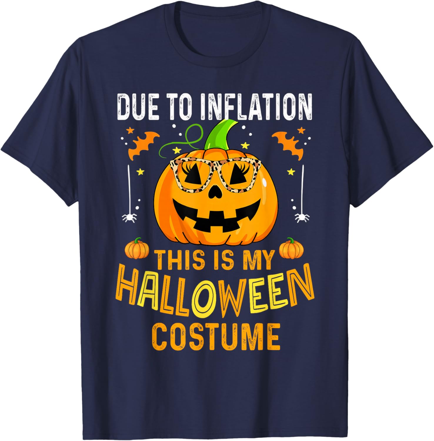 Funny Pumpkin Halloween T-Shirt for Men and Women - Spooky 2025 Costume - 10