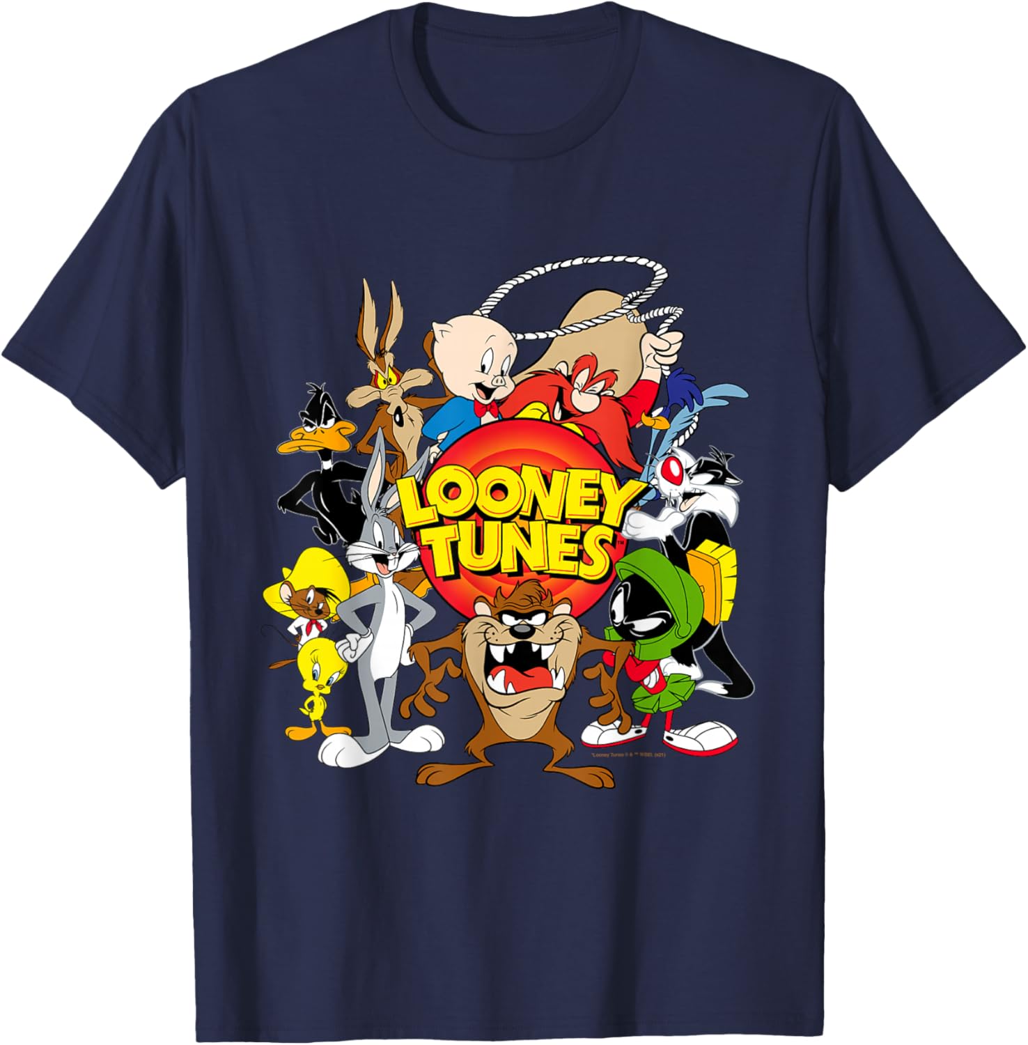 Looney Tunes Character Group T-Shirt for Fun Cartoon Lovers - 8