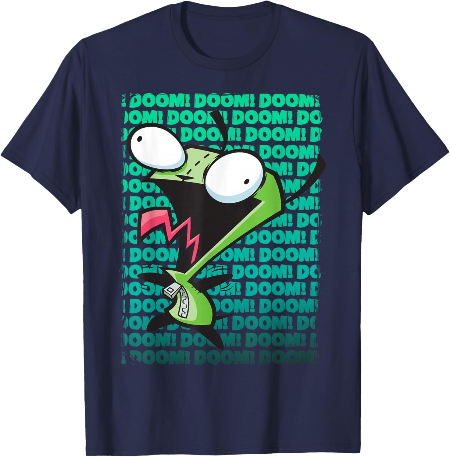 Nickelodeon Invader Zim GIR Impending DOOM Song T-Shirt for Fans - 7