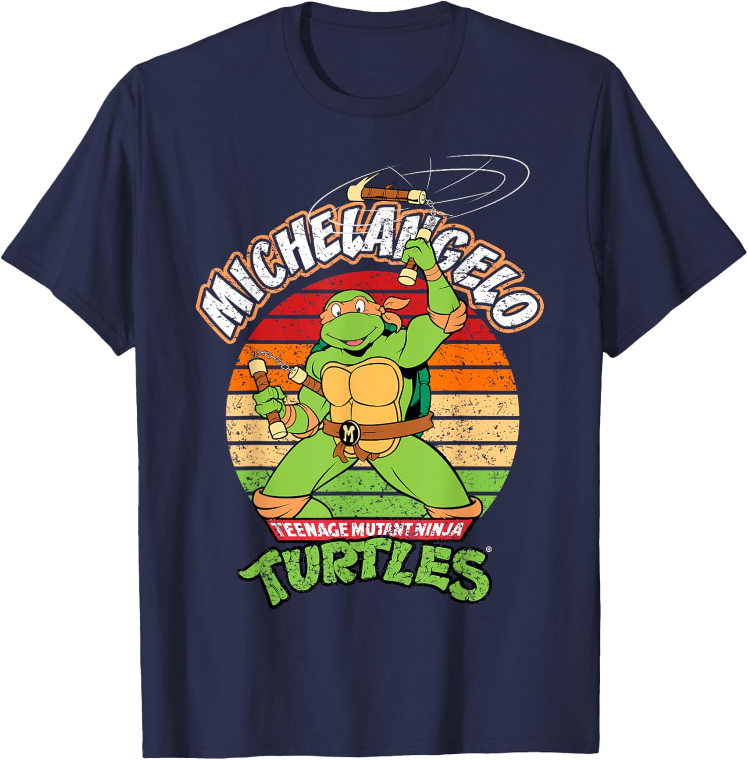 Mademark TMNT Michelangelo Ready For Action T-Shirt for Kids and Adults - 6