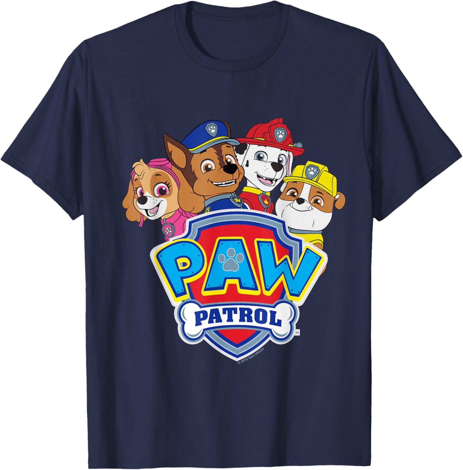 Paw Patrol Logo Group T-Shirt for Kids - Fun and Stylish Apparel - 7