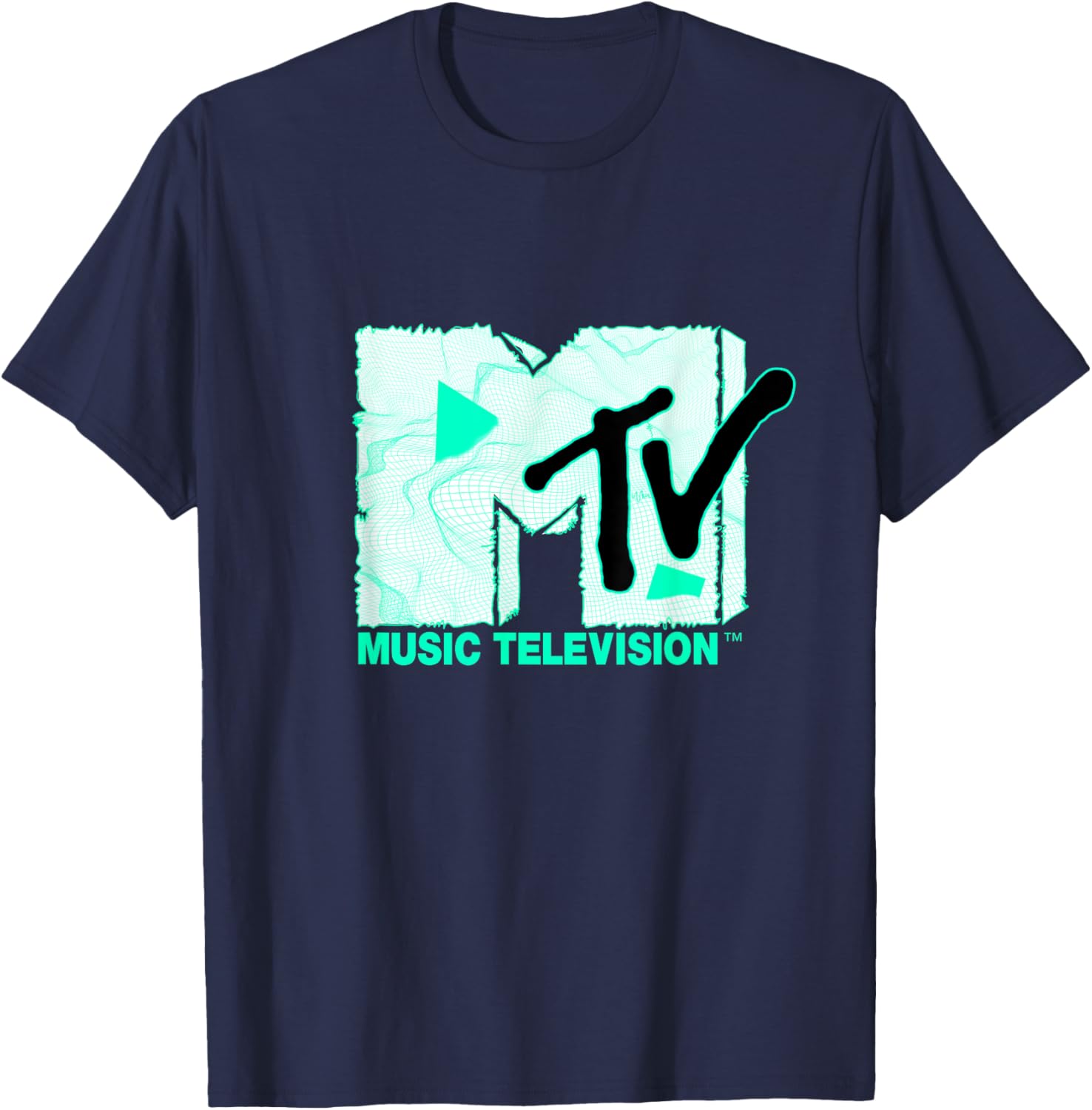 Mademark x MTV Green Vector Logo T-Shirt - Stylish Landscape Tee - 5