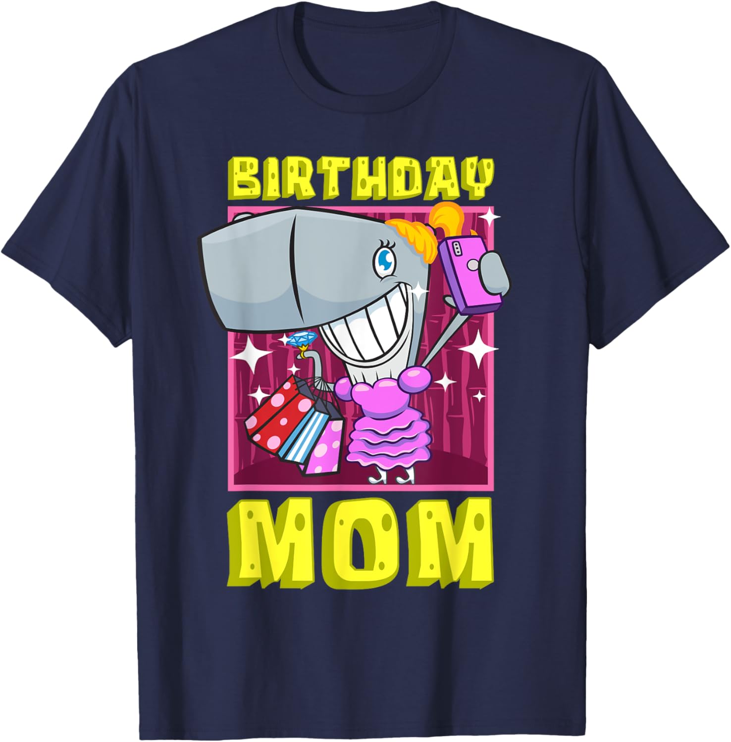 Mademark x SpongeBob SquarePants Pearl Krabs Birthday Mom T-Shirt - 8