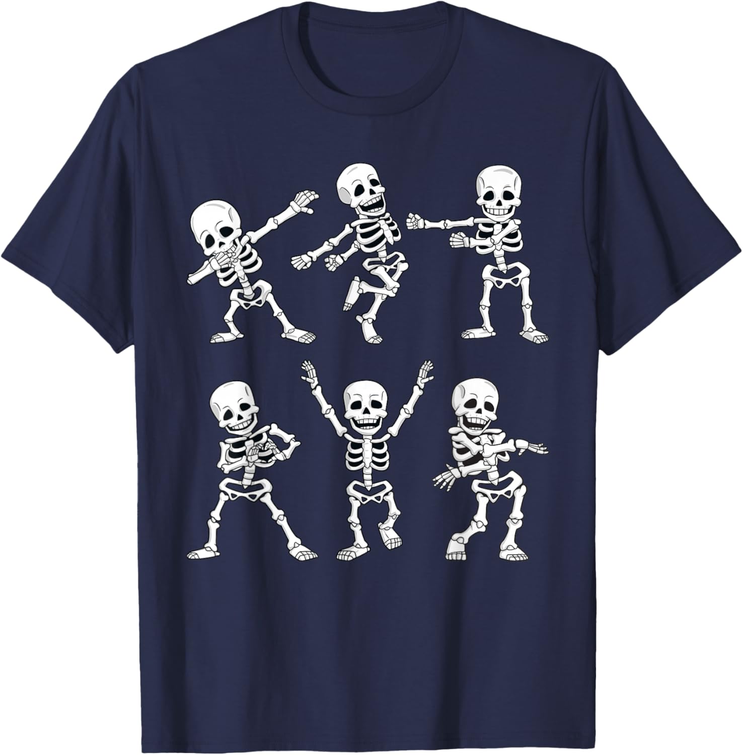 Dancing Skeletons Halloween T-Shirt for Boys and Girls Fun Dance Challenge - 25