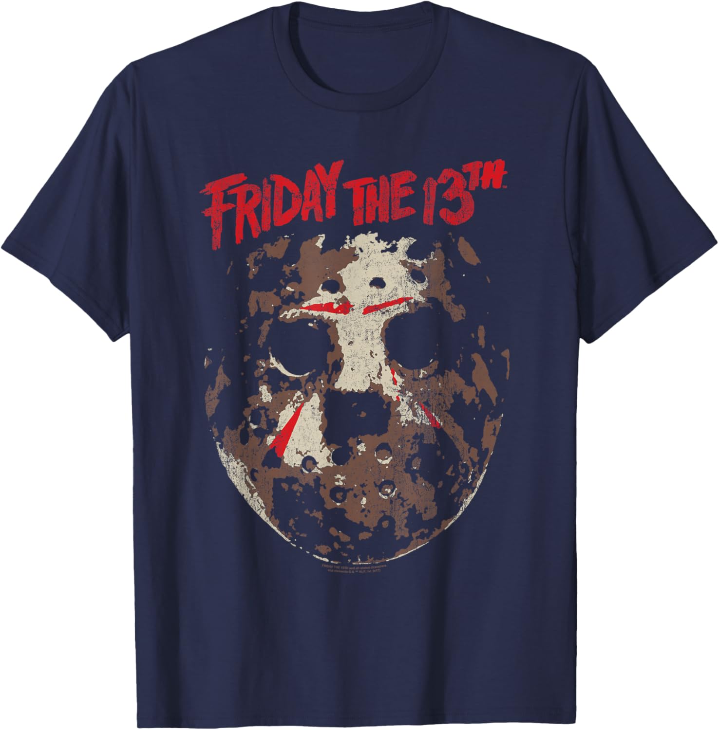 Friday the 13th Rough Mask T-Shirt for Fans of Horror and Style - 8