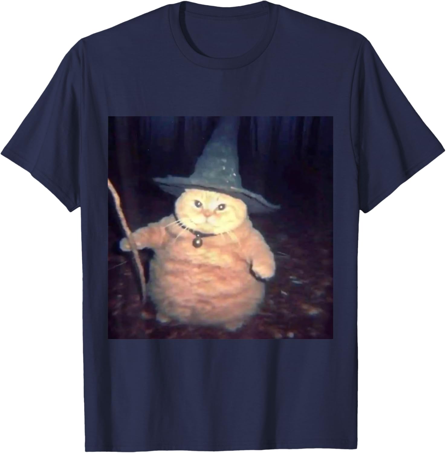 Funny Wizard Cat Halloween T-Shirt for Cat Lovers and Meme Fans - 2