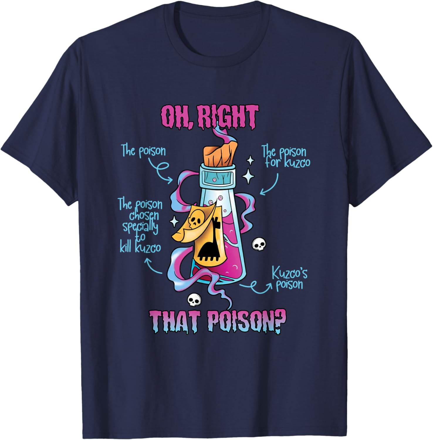 Vintage Funny Drink Me Poison Llama Halloween T-Shirt for Adults - 3