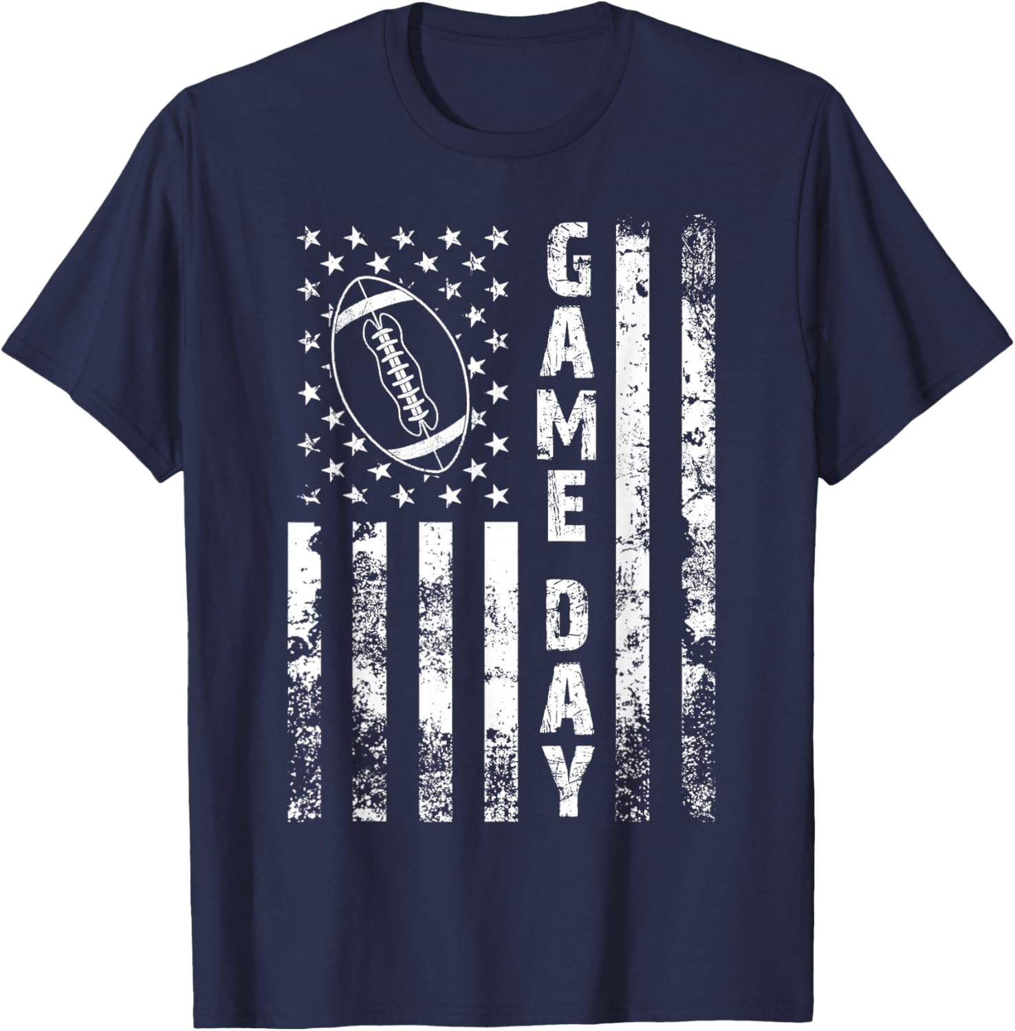 Game Day Flag American Football T-Shirt for Loving Moms and Dads - 13